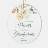 Personalisiert Nur die besten Eltern werden beworb Keramik Ornament (Links)