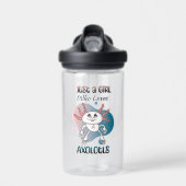 Personalisiert nur ein Mädchen, das Axolotls Liebe Trinkflasche (Vorne)