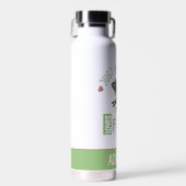 Personalisiert Nur ein Mädchen, das Frösche Lieben Trinkflasche (Vorne)