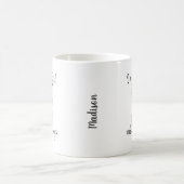 Personalisiert nur ein Mädchen, das Schweine Liebe Kaffeetasse (Mittel)
