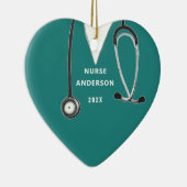 Personalisiert Nurse Abschluss Gift Keramik Ornament (Rechts)