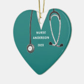 Personalisiert Nurse Abschluss Gift Keramik Ornament (Links)