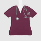 Personalisiert Nurse Abschluss Gift Ornament (Rückseite)