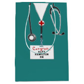 Personalisiert Nurse Abschluss Mittlere Geschenkta Geschenktüte (Vorderseite)