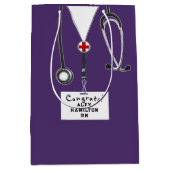 Personalisiert Nurse Abschluss Mittlere Geschenkta Geschenktüte (Vorderseite)