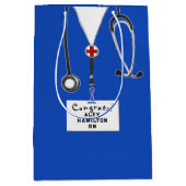Personalisiert Nurse Abschluss Mittlere Geschenkta Mittlere Geschenktüte (Vorderseite)