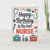 Personalisiert Nurse Birthday Karte (Vorderseite)