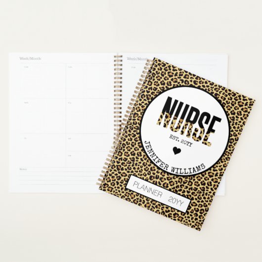 Personalisiert Nurse Cheetah RN Registered Nurse Planer (Anzeige)