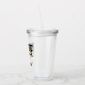 Personalisiert Nurse Est Cheetah RN Abschluss Acryltrinkbecher (Links)