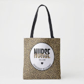 Personalisiert Nurse Est Cheetah RN Abschluss Tasche (Vorderseite)