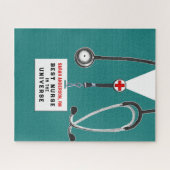Personalisiert Nurse Gift Jigsaw Puzzle (Horizontal)
