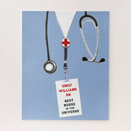 Personalisiert Nurse Gift Jigsaw Puzzle (Vertikal)