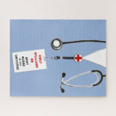 Personalisiert Nurse Gift Jigsaw Puzzle (Horizontal)