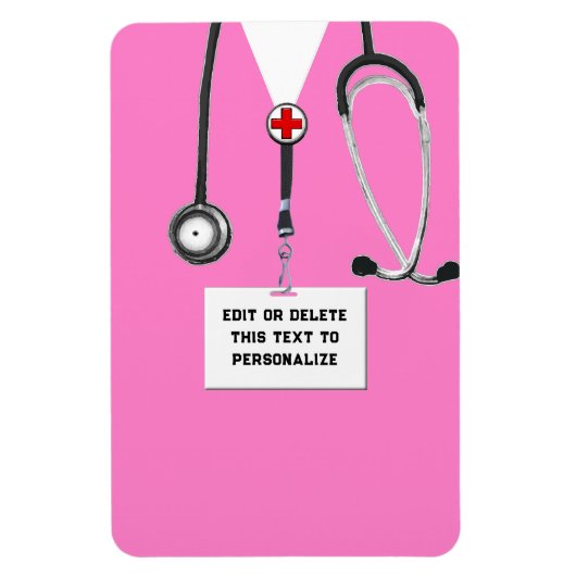 Personalisiert Nurse Gift Magnet (Vertikal)