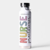 Personalisiert Nurse Practitioner NP Abschluss Trinkflasche (Links)