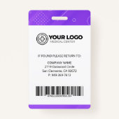 Personalisiert Nurse Practitioner NP-Foto Ausweis (Rückseite)