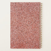 Personalisiert Nurse Practitioner Rose Gold Glitze Planer (Rückseite)