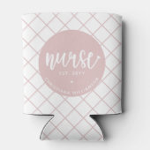 Personalisiert Nurse RN Abschluss Elegante Dosenkühler (Rückseite)