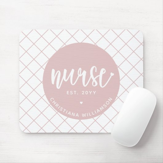 Personalisiert Nurse RN Abschluss Elegante Mousepad (Mit Mouse)