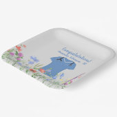 Personalisiert Nurse RN LPN NP Blue Scrubs Pappteller (Gewinkelt)