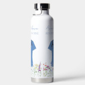 Personalisiert Nurse RN LPN NP Blue Scrubs Trinkflasche (Rechts)