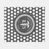 Personalisiert Nurse RN Medical Caduceus Fleecedecke (Vorderseite (Horizontal))