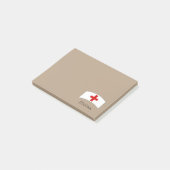 Personalisiert Nurse Sticky Notes Post-it Klebezettel (angewinkelt)