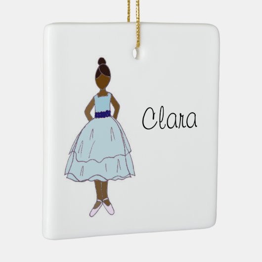 Personalisiert Nutcracker Ballet Clara Keramikornament (Rechts)