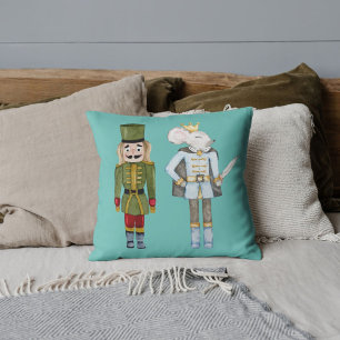 Personalisiert Nutcracker Christmas Blue Kissen