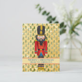 Personalisiert Nutcracker Foto Weihnachten Karte (Stehend Vorderseite)