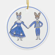 Personalisiert Nutcracker Mother Ginger Bunny Orna