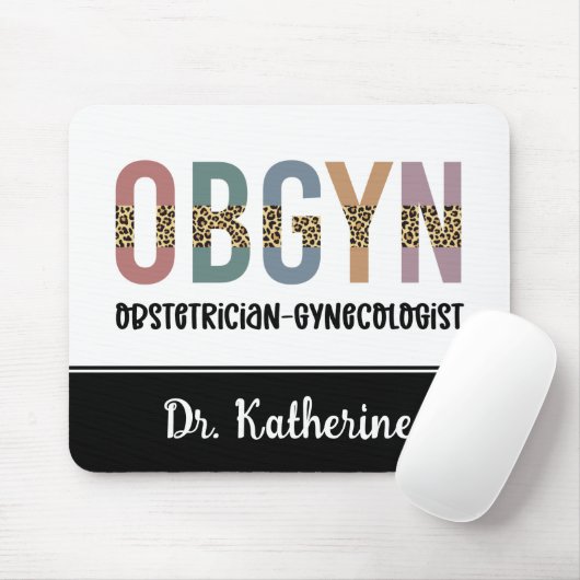 Personalisiert OBGYN Obstetriker Gynäkologe Mousepad (Mit Mouse)
