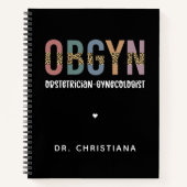 Personalisiert OBGYN Obstetriker Gynäkologe Notizblock (Vorderseite)