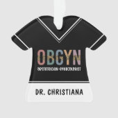Personalisiert OBGYN Obstetriker Gynäkologe Ornament (Vorderseite)