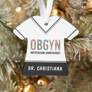 Personalisiert OBGYN Obstetriker Gynäkologe Ornament