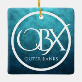 Personalisiert OBX Außenbanken NC Weihnachten Keramikornament