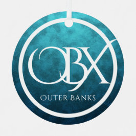 Personalisiert OBX Außenbanken NC Weihnachten Ornament Aus Metall