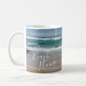 Personalisiert Ocean Beach House Kaffeetasse (Links)
