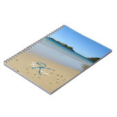 Personalisiert Ocean Beach Spiral Notizblock (Linke Seite)
