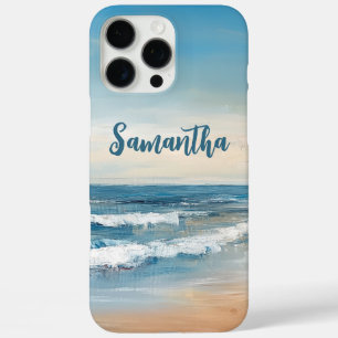Personalisiert Ocean Beach Vacacation Scene iPhone 16 Pro Max Hülle