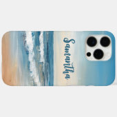 Personalisiert Ocean Beach Vacacation Scene Case-Mate iPhone Hülle (Rückseite (Horizontal))