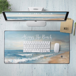 Personalisiert Ocean Beach Vacacation Scene Schreibtischunterlage