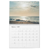 Personalisiert Ocean Waves Beach Szene Kalender (Feb 2027)