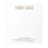 Personalisiert Office Notepad Benutzerdefiniertes Notizblock (Vorderseite)