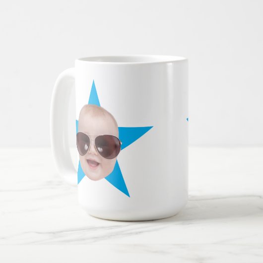 Personalisiert Office Star-Gesichtscreme Kaffeetasse (Vorderseite Links)