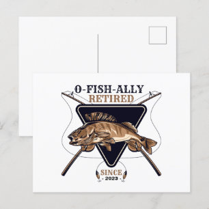 Personalisiert Offiziell Im Ruhestand Lustiger Ruh Postkarte
