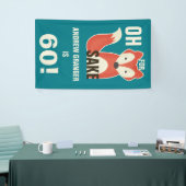 Personalisiert oh, für Fox-Grund irgendein Banner (Messeveranstaltung)