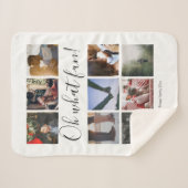 Personalisiert Oh, was Spaß Sherpadecke (Vorderseite (Horizontal))