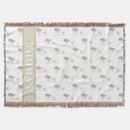 Personalisiert Old English Sheepdog Decke