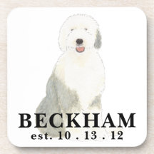Personalisiert Old English Sheepdog